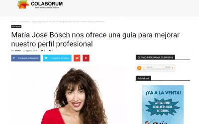 El GuíaBurros: Marca Personal y María José Bosch, en la web de empresa Colaborum